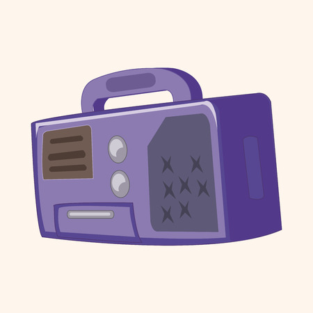 radio theme elementのイラスト素材