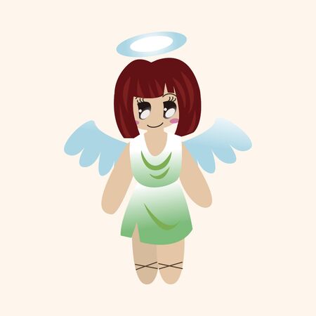 angel theme elements vector,epsのイラスト素材
