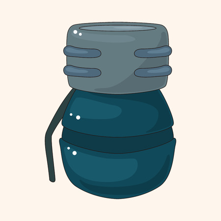 bomb theme elementのイラスト素材