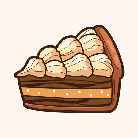 decorating cake theme elementのイラスト素材
