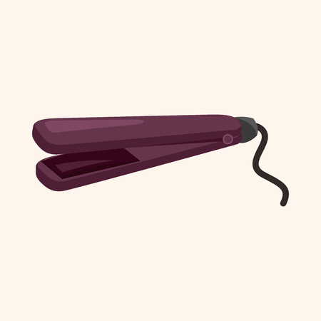 hair straightener product theme elementのイラスト素材