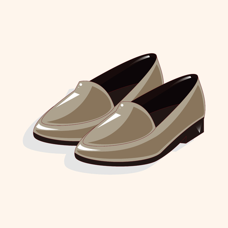 shoes style theme elementのイラスト素材