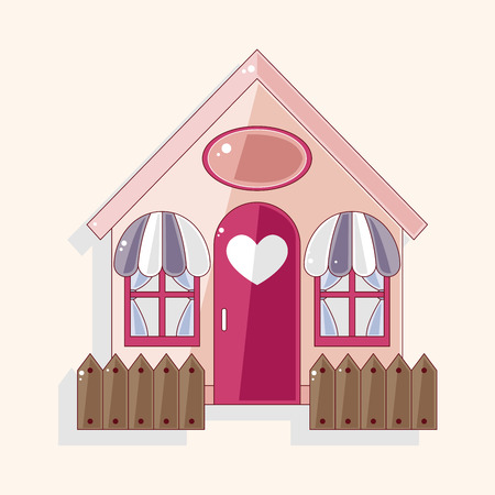 shop store theme elementのイラスト素材
