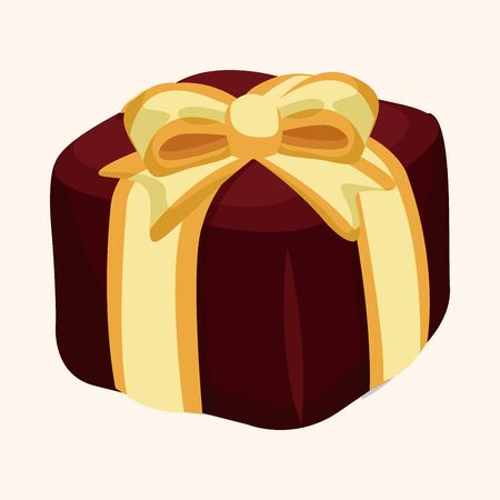 decorating gift theme elementのイラスト素材