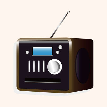 radio theme elementのイラスト素材