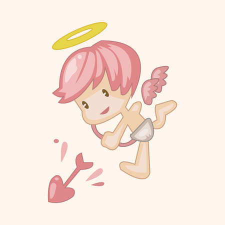 angel theme elementのイラスト素材