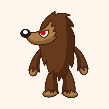 bizarre monster theme elementのイラスト素材