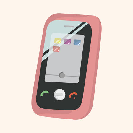 cellphone theme elementのイラスト素材