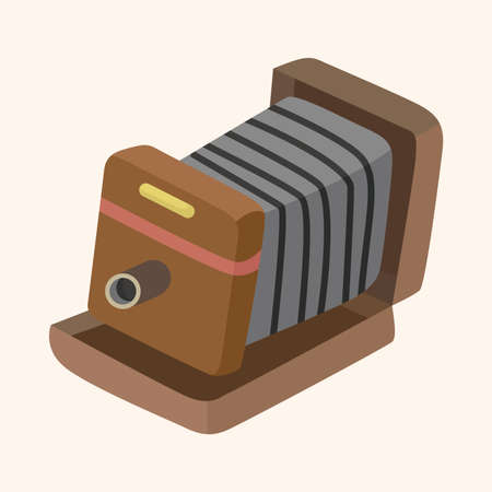 camera theme elementのイラスト素材