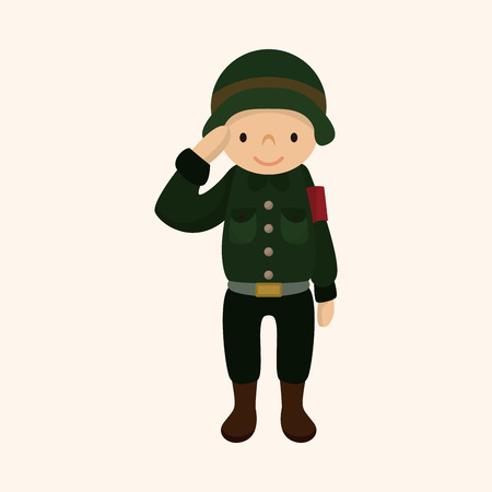 policeman theme elements vector,epsのイラスト素材