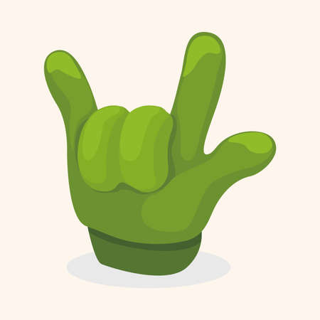 hand theme elementsのイラスト素材