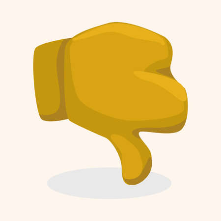 hand theme elementのイラスト素材