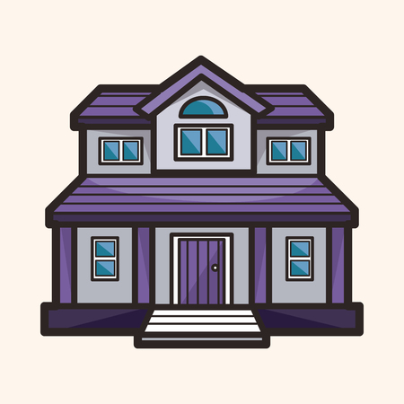 Building theme elements vector,epsのイラスト素材