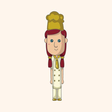 chef theme elementsのイラスト素材