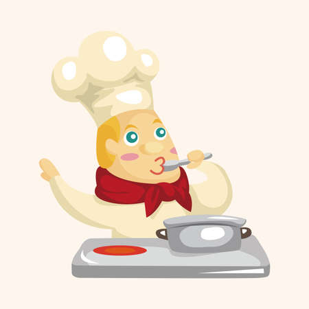 chef theme elementのイラスト素材