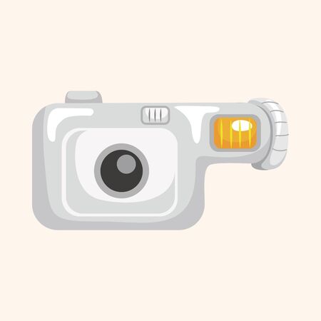 camera theme elementsのイラスト素材