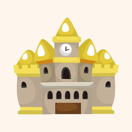 castle theme elementのイラスト素材