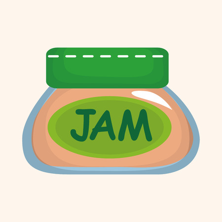 jam theme elementsのイラスト素材