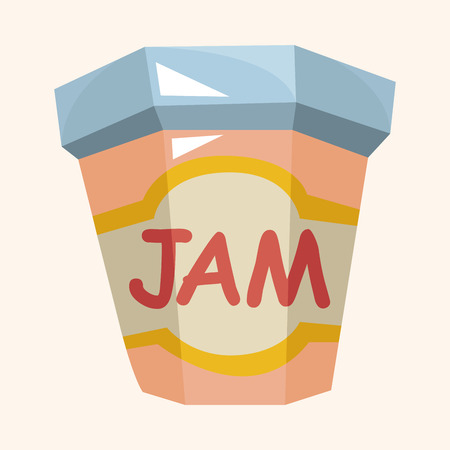 jam theme elementsのイラスト素材