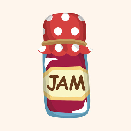 jam theme elementsのイラスト素材
