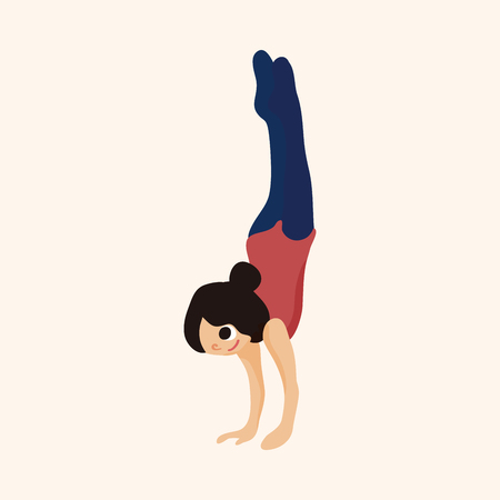 dancer theme elementsのイラスト素材