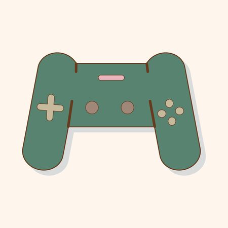 Computer-related desktop icon theme elementsのイラスト素材