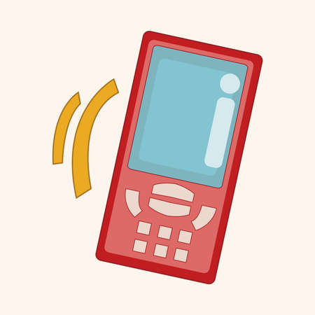 Computer-related desktop icon theme elementsのイラスト素材