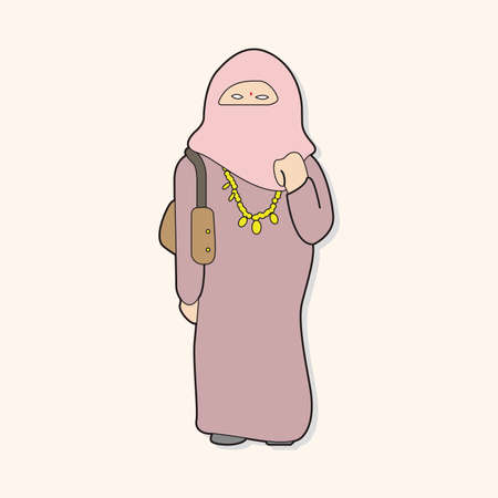 people character theme elementsのイラスト素材