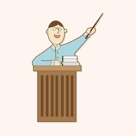 people character theme elementsのイラスト素材