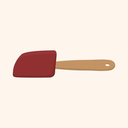 kitchenware spatula theme elementsのイラスト素材