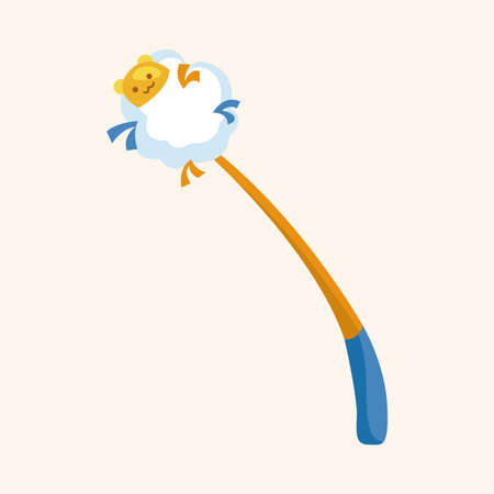 Pet cat toy theme elementsのイラスト素材