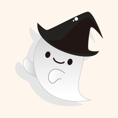 ghost theme elementsのイラスト素材