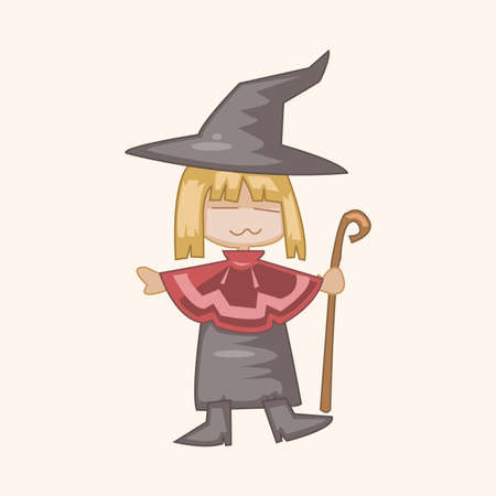 cartoon character person theme elementsのイラスト素材