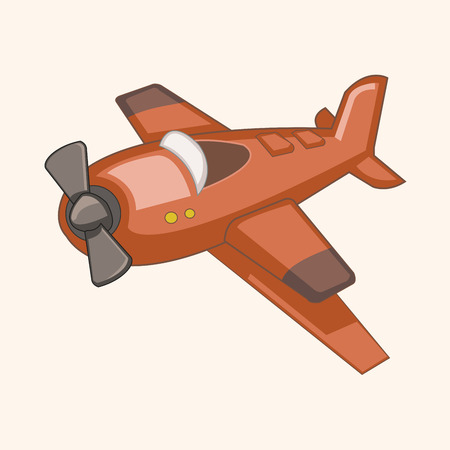 playground airplane rides theme elementsのイラスト素材