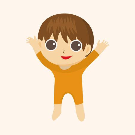 kid theme elementsのイラスト素材