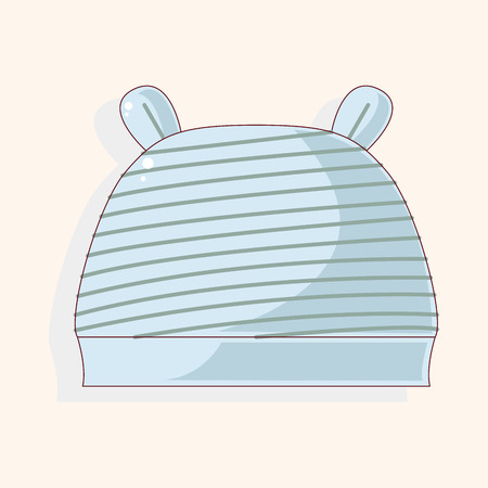 Baby clothes theme elementsのイラスト素材