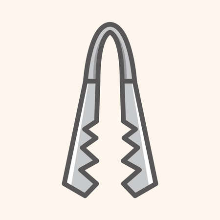 tableware them elementsのイラスト素材