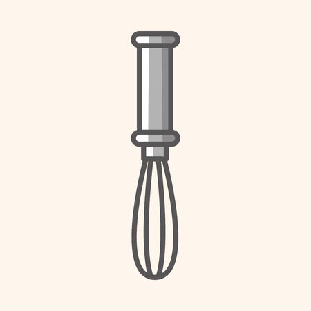 kitchenware beater theme elementsのイラスト素材