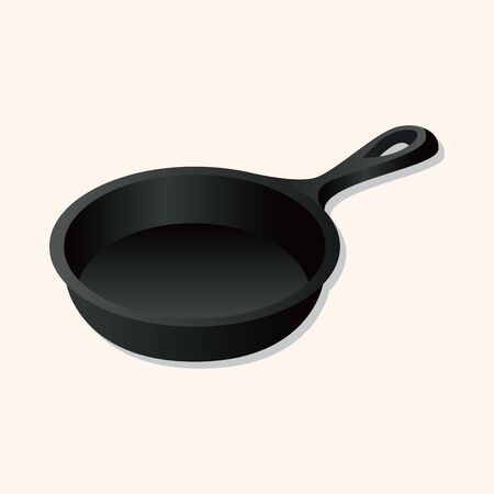 camping pot theme elementsのイラスト素材