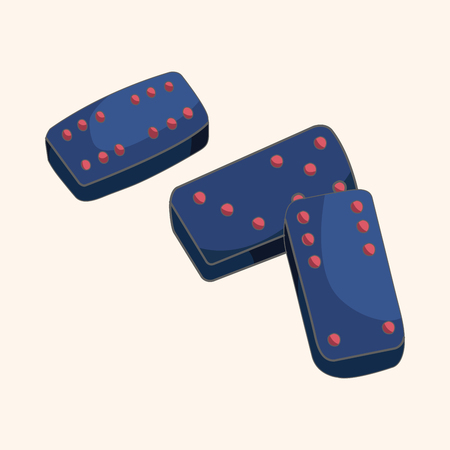 casino dice theme elementsのイラスト素材