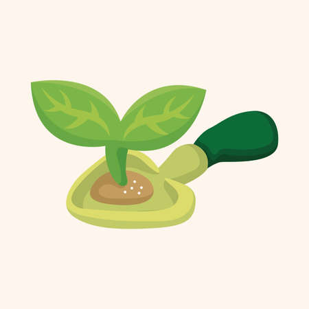 Environmental protection concept theme elements; Protect our forests and ecological plant.のイラスト素材