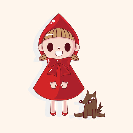 fairytale princess theme elementsのイラスト素材