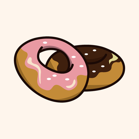 cookie theme elementsのイラスト素材