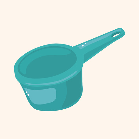 bathroom bathtb theme elementsのイラスト素材