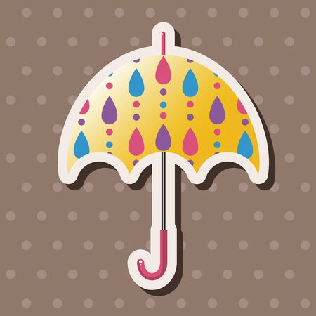 Umbrella theme elements vector,epsのイラスト素材