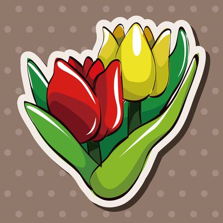 flower theme elements vector,epsのイラスト素材
