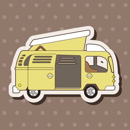 transportation car theme elements vector,epsのイラスト素材