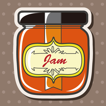 jam theme elements vector,epsのイラスト素材