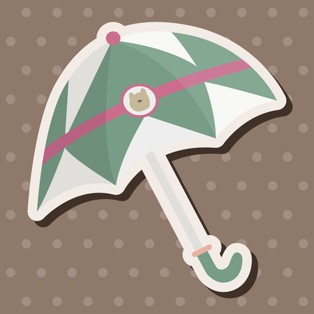 Umbrella theme elements vector,epsのイラスト素材
