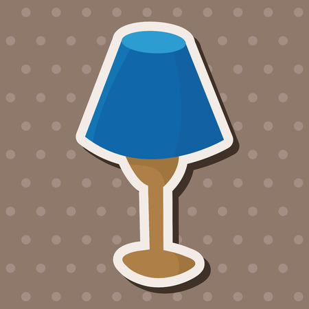 furniture theme lamp elements vector,epsのイラスト素材